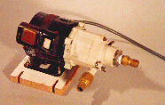 Pump with Hansen Quick Disconnect fittings